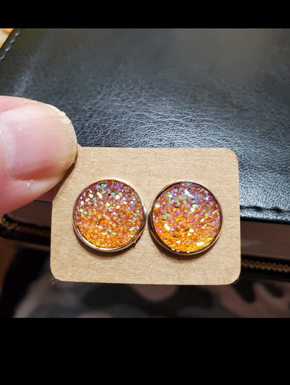 Women's Druzy Earrings - Picture 5 of 14
